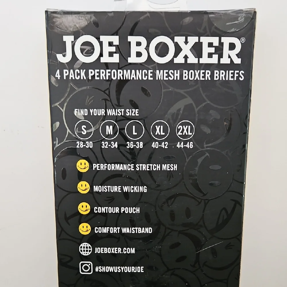 Joe Boxer Men's Boxer Briefs - 4 Pack - Picture 3 of 5
